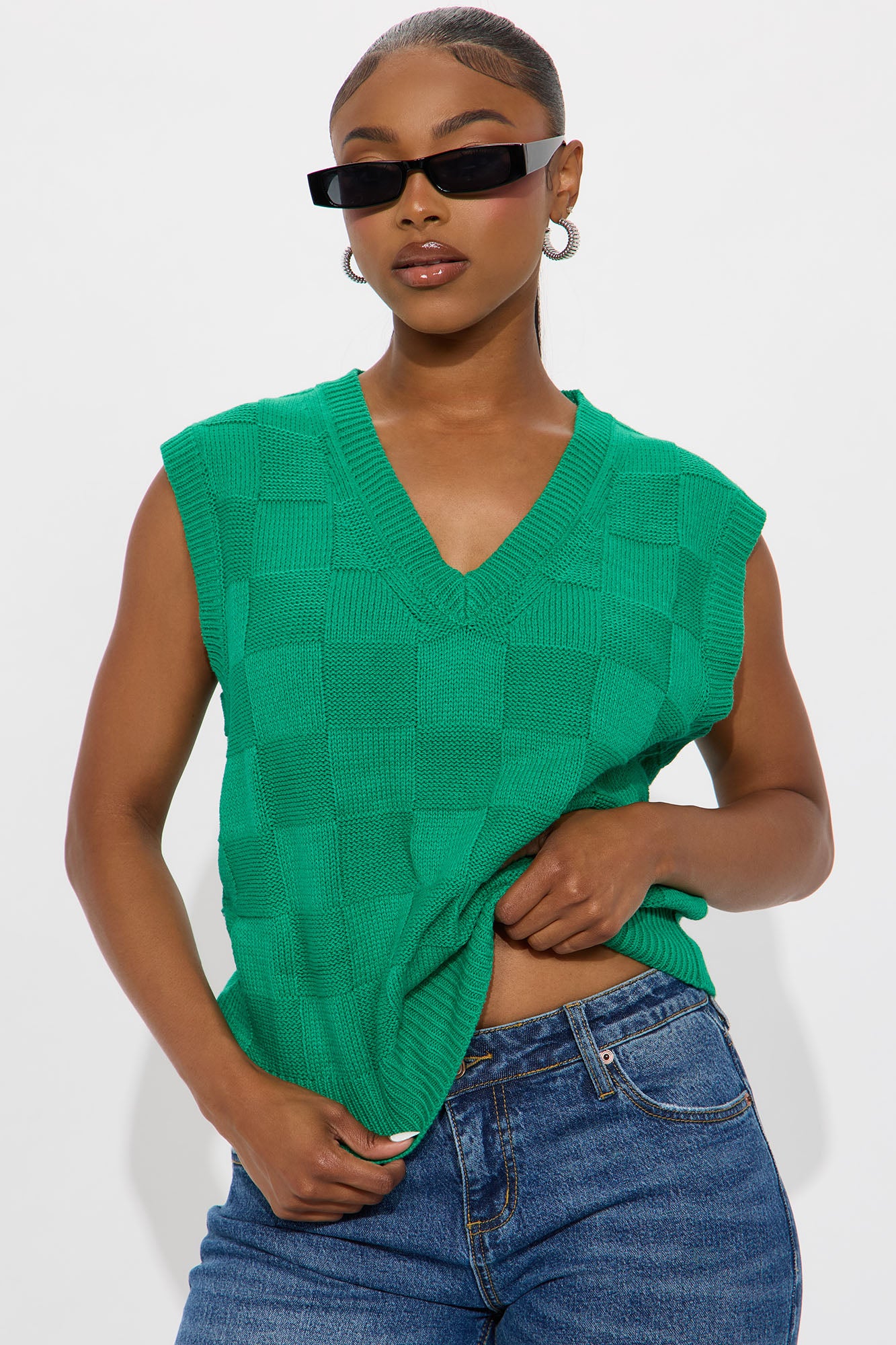 Break It Up Faux Fur Trim Off Shoulder Top - Beige - Image 36