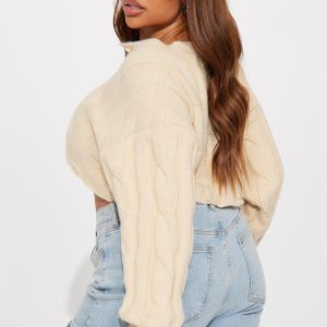 Stayin' In Tune Sweater - Cream