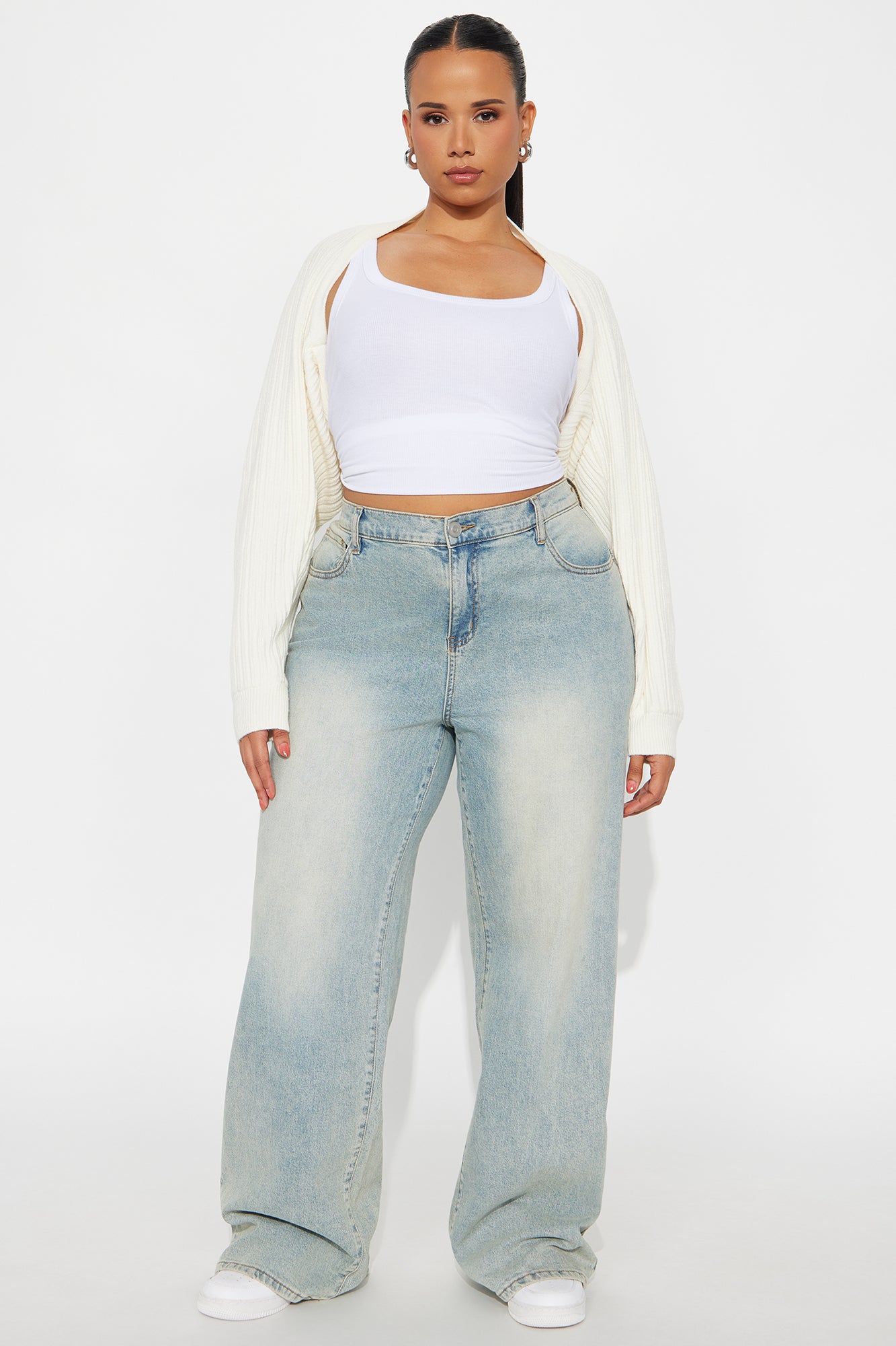 No Promises Bolero Sweater - Cream - Image 3