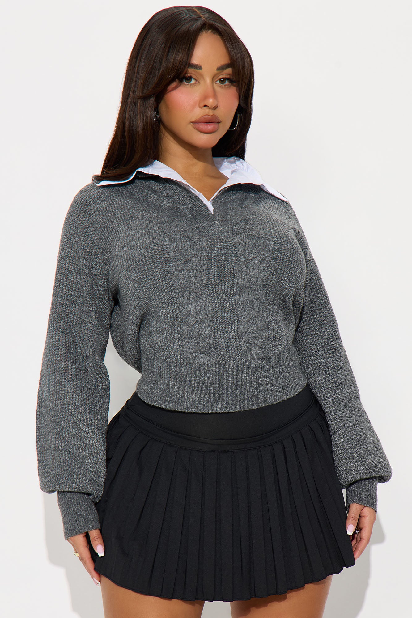 Fur Baby Fuzzy Sweater Top - Ivory - Image 45