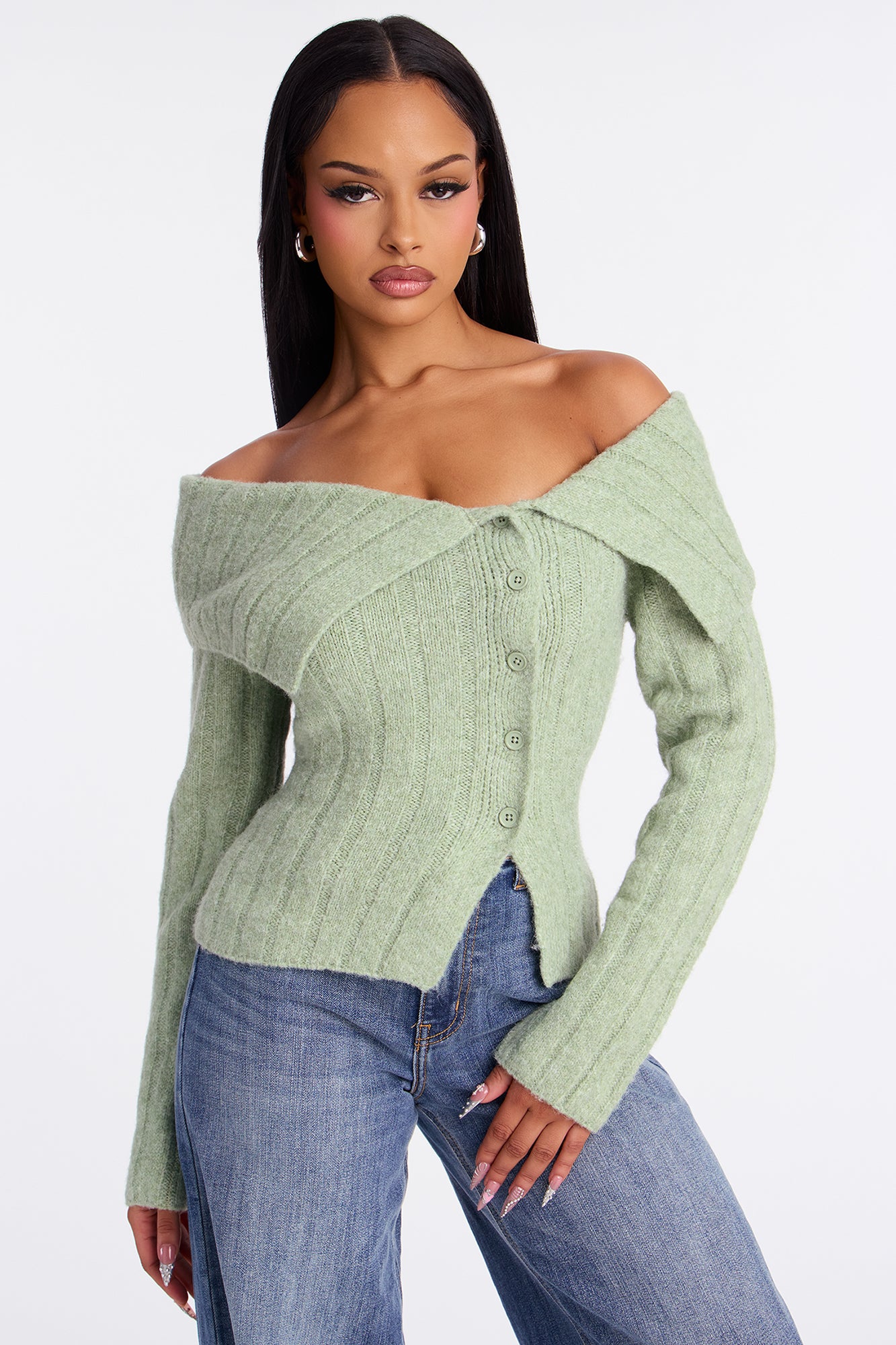 Flirt On Sight Twisted Sweater Top - Camel - Image 21